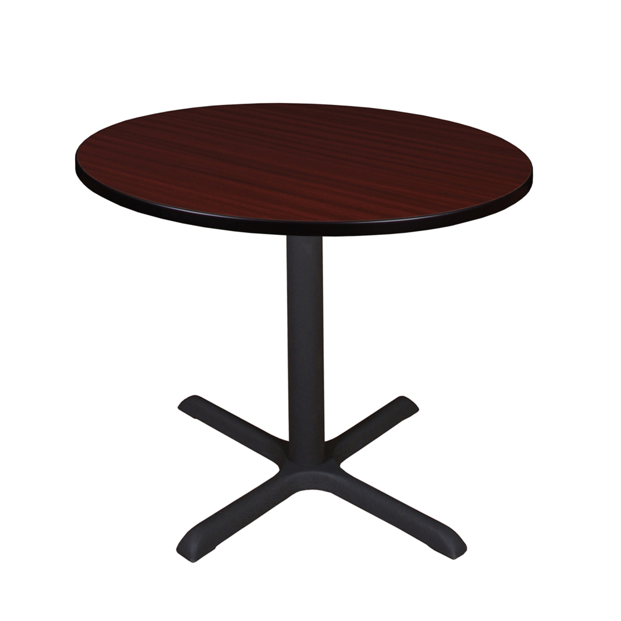 Regency Furniture, Cain 42in. Round Breakroom Table,Mahogany, Height 29 in, Width 42 in, Length 42 in, Model# TB42RNDMH